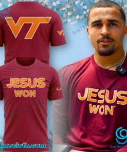 Virginia Tech Jesus Won Unisex T-shirt oOAsJSh
