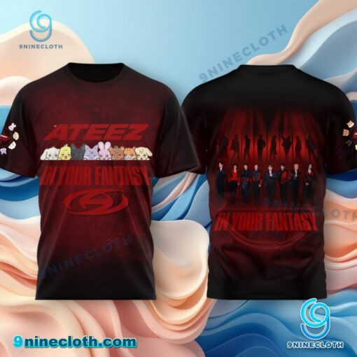 Ateez In Your Fantasy 2025 World Tour T-shirt, Hoodie h4QW8B0