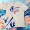 Atlanta Braves Usher Night Peace Up A-town Down Unisex T-shirt-a DxuFdCZ