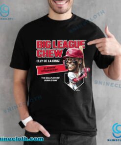 Big League Chew X Elly De La Cruz The Ballplayers' Bubble Gum 2025 Unisex T-shirt f4ExqXi
