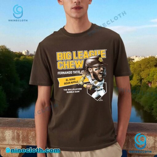 Big League Chew X Fernando Tatis Jr. The Ballplayers' Bubble Gum 2025 Unisex T-shirt nefvu16