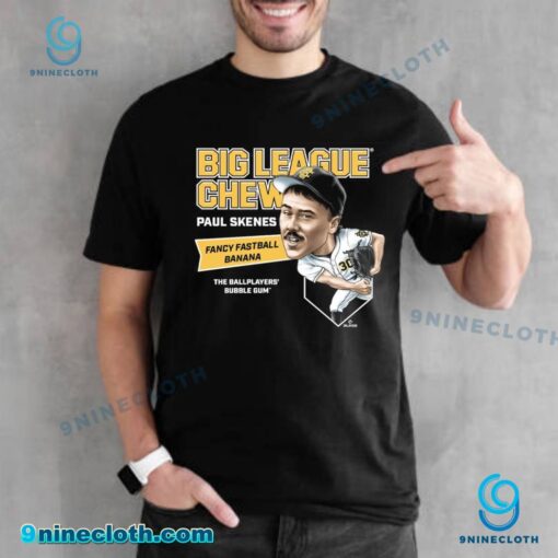 Big League Chew X Paul Skenes The Ballplayers' Bubble Gum 2025 Unisex T-shirt o6dNyix