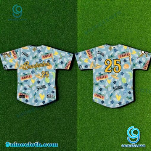 Bradenton Marauders Margaritaville Night 2025 Baseball Jersey V3NDICZ