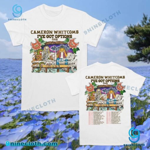 Cameron Whitcomb I've Got Options Tour 2025 T-shirt S68EYMN