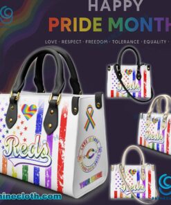 Cincinnati Reds MLB X Happy Pride Month 2025 Personalized Leather Handbag GXKSI20