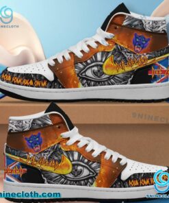 Def Leppard Diamond Star Halos Air Jordan High Top Shoes h5TDpeO
