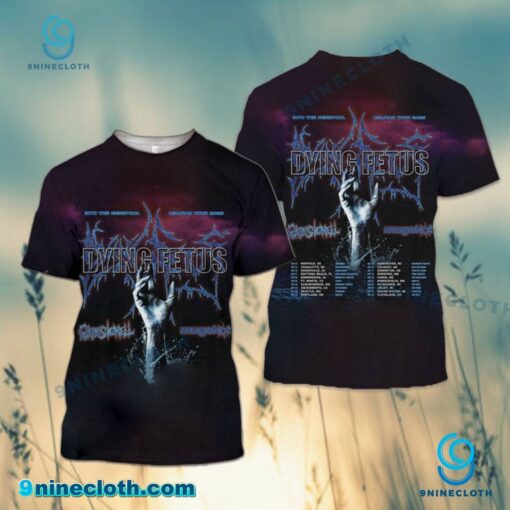 Dying Fetus Into The Cesspool USACanada Tour 2025 Shirt L6gy74Z