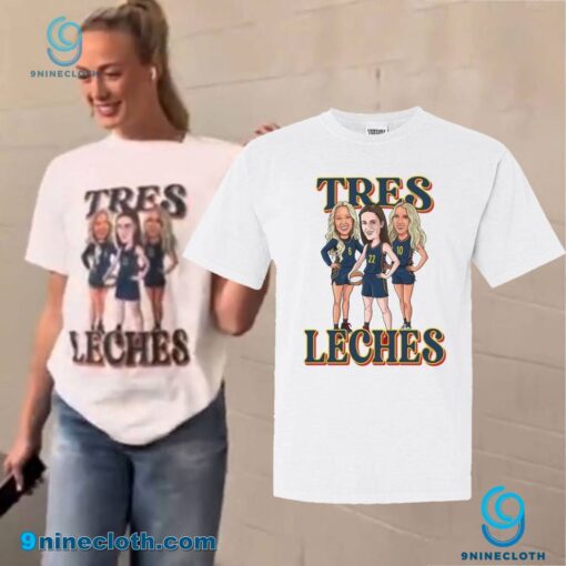 Fever Tres Leches Sophie Cunningham, Caitlin Clark, Lexie Hull Unisex T-shirt o7TOYAd
