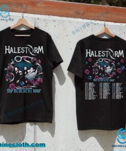 Halestorm The Neverest Tour 2025 Dates Unisex T-shirt aG5Dop0