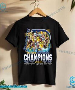 Indiana Pacers Eastern Conference Champions 2025 Signatures Unisex T-shirt jzte3i6