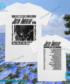 Justin Timberlake Newspaper Tour 2025 T-shirt 8QOCcKN
