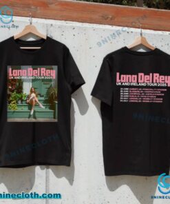 Lana Del Rey Uk And Ireland Tour 2025 Unisex T-shirt YQahspj