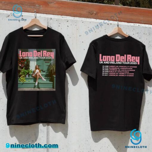Lana Del Rey Uk And Ireland Tour 2025 Unisex T-shirt YQahspj