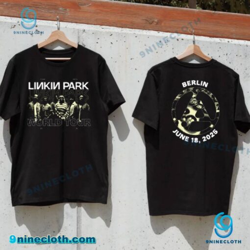 Linkin Park From Zero World Tour In Berlin June 18 2025 Unisex T-shirt ZjYkfL5