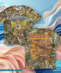 Lollapalooza Festival 2025 Flaming Eye Camo Shirt G9gZ7lQ