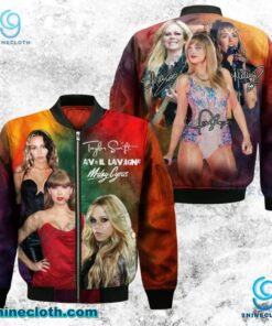 Miley Cyrus, Avril Lavigne, Taylor Swift Bomber Jacket For Fans UpAyLSK