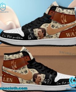 Morgan Wallen Signature I'm The Problem Air Jordan High Top Shoes 6porzDK
