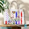 New York Mets MLB X Happy Pride Month 2025 Personalized Leather Handbag-b HahR7IJ