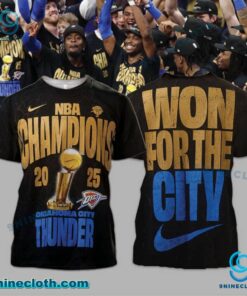 Oklahoma City Thunder 2025 NBA Finals Champions Shirt gdWoueB