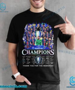 Paris Saint-Germain UEFA Champions League 2024-25 Signatures Unisex T-shirt wmIp7HK