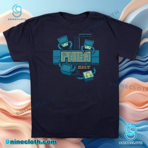 Phish Manchester June 20-22 Summer Tour 2025 Event T-shirt K6CoQf8