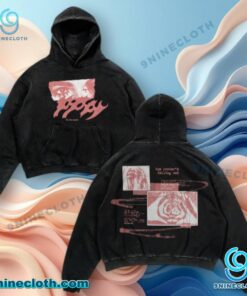 Poppy They're All Around Us Tour 2025 Eye For An Eye Acid Wash Hoodie jrCzDsY