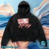 Poppy They're All Around Us Tour 2025 Eye For An Eye Acid Wash Hoodie-a a57Sevy