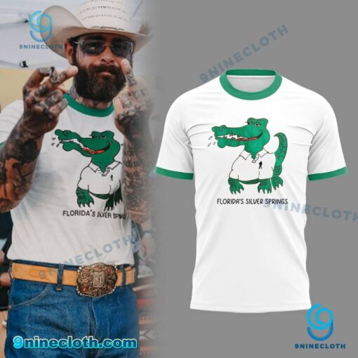 Post Malone Merch Tour 2025 Florida's Silver Springs T-shirt 1KUjPy2