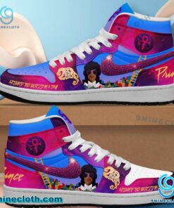 Prince Around The World In A Day Air Jordan High Top Shoes 7Ebn4AH