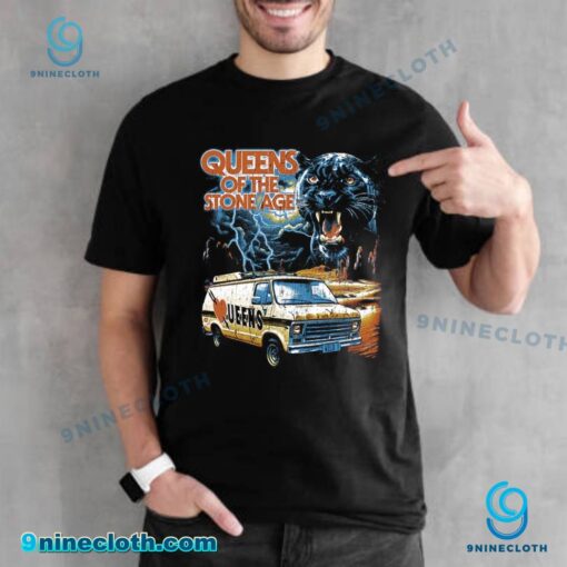 Queen Of The Stone Age Photo Panther T-shirt mYrFNTX
