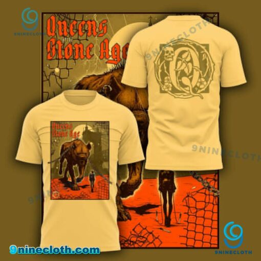 Queen Of The Stone Age World Tour 2025 In Cincinnati T-shirt ybXlFgq