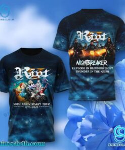 Riot 50th Anniversary Tour 1975-2025 Shirt aL51G4v