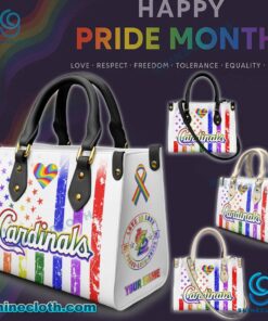 St Louis Cardinals MLB X Happy Pride Month 2025 Personalized Leather Handbag hAmKyps