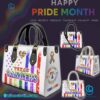 Texas Rangers MLB X Happy Pride Month 2025 Personalized Leather Handbag H46yuL3