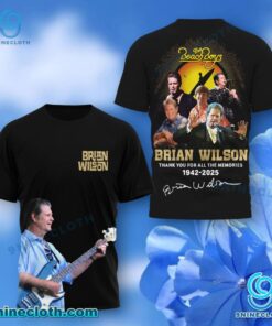 The Beach Boys Brian Wilson Thank You For All The Memories 1942-2025 Signature Shirt wrpQv2m