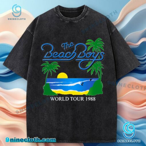 The Beach Boys World Tour 1988 Acid Washed Tshirt NG2jnLw