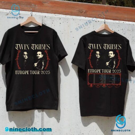 Twin Tribes Europe Tour 2025 Unisex T-shirt zjSCBpf