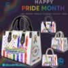 Washington Nationals MLB X Happy Pride Month 2025 Personalized Leather Handbag wqasjlu
