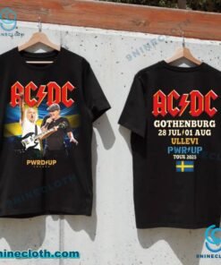 ACDC Gothenburg Sweden Pwr Up Event Tour 2025 T-shirt 8yoT1zQ