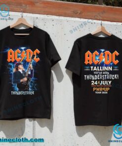 ACDC Tallinn Pwr Up Tour 2025 T-shirt NqWQiMb