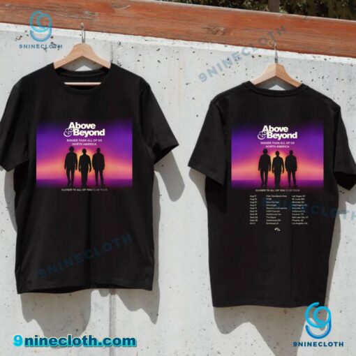 Above & Beyond North America Closer To All Of You Club Tour 2025 T-shirt H95a0rd