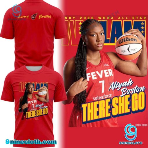 Aliyah Boston WSLAM Indy 2025 WNBA All-star There She Go Unisex T-shirt YZxvbw8