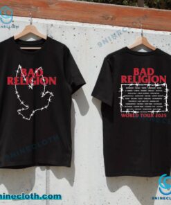 Bad Religion Barbed Dove World Tour 2025 Unisex T-shirt BdkAQ2l