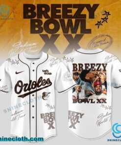 Baltimore Orioles X Breezy Bowl XX Tour 2025 Baseball Jersey fYlWwuS