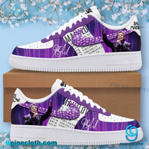 Barry Manilow Purple Air Force Shoes UmlX4hM