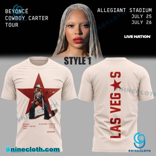 Beyonce Cowboy Carter Tour Las Vegas 2025 T-shirt cnwbDKU