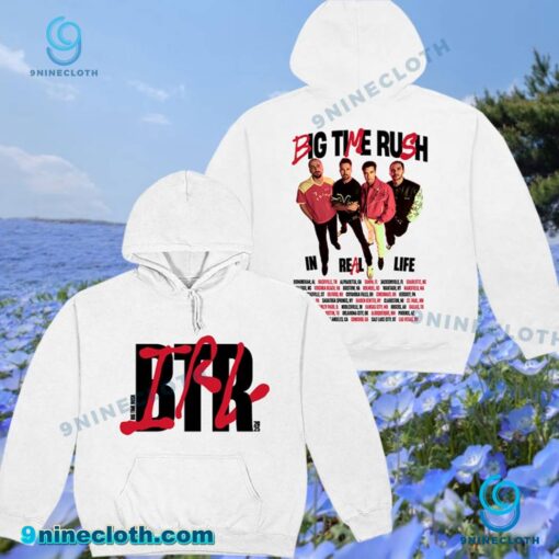 Big Time Rush Btr Irl In Real Life Worldwide 2025 Tour Hoodie dbCijvL