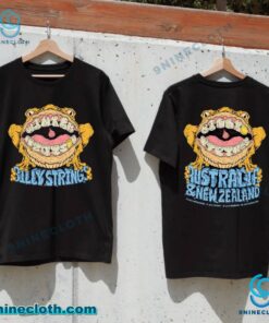 Billy Strings Australia And New Zealand 2025 Frog Art T-shirt Nn63Vrm