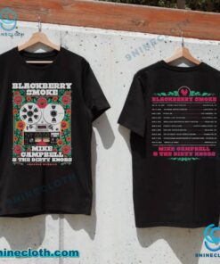 Blackberry Smoke Mike Campbell And The Dirty Knobs Tour 2025 Unisex T-shirt nAoLJxe