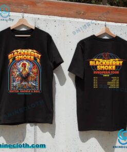 Blackberry Smoke Rattle Ramble And Roll European Tour 2025 Unisex T-shirt Ss3e9pg